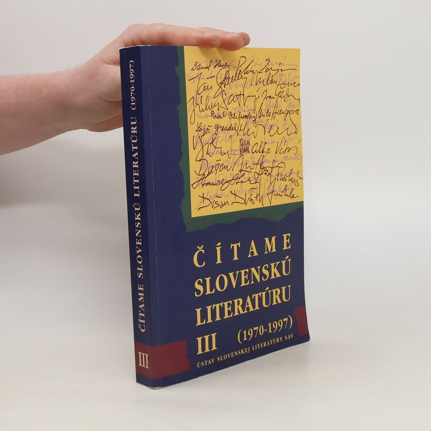 Eva Jenčíková Čítame slovenskú literatúru 3 (1970-1997)
