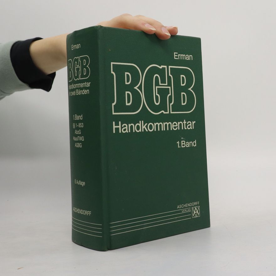 Autores varios Handkommentar zum Bürgerlichen Gesetzbuchn Band I.