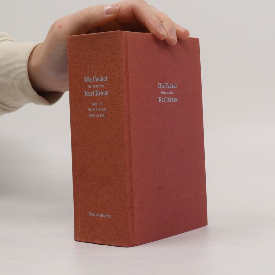 Karl Kraus Die Fackel 1