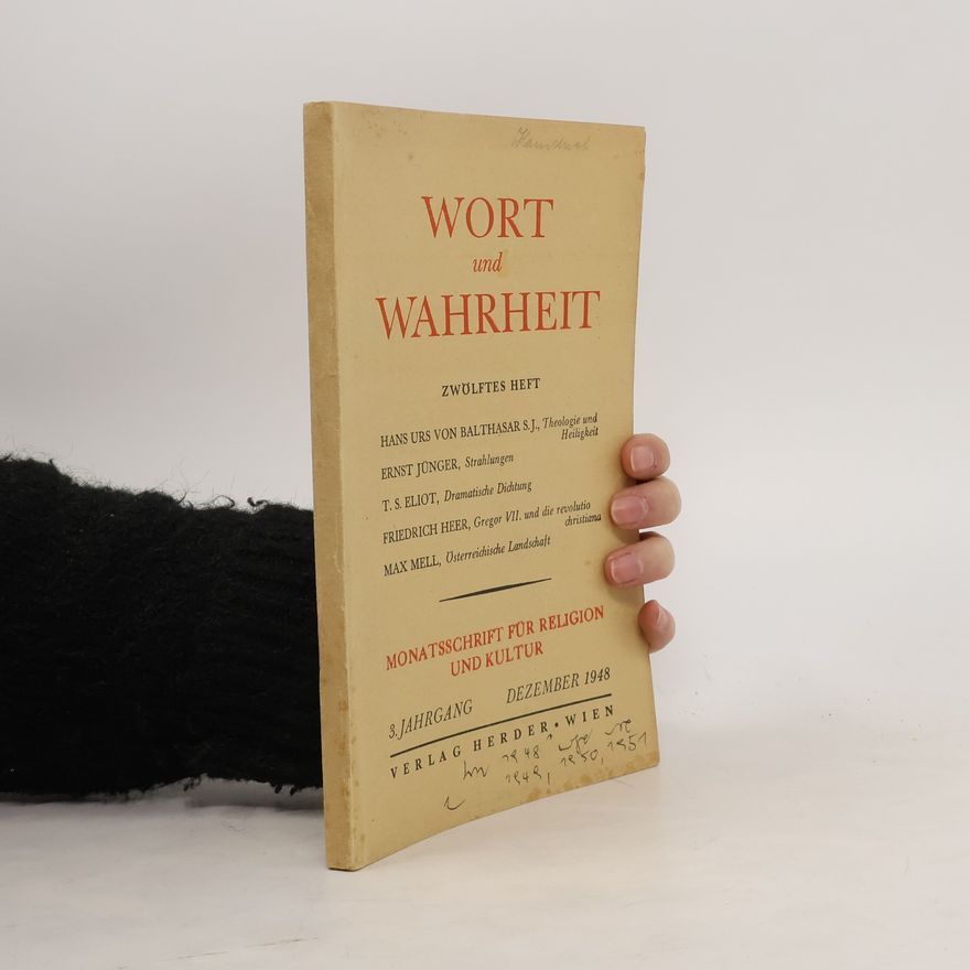Kolektiv autorů Wort und Wahrheit 12/1948