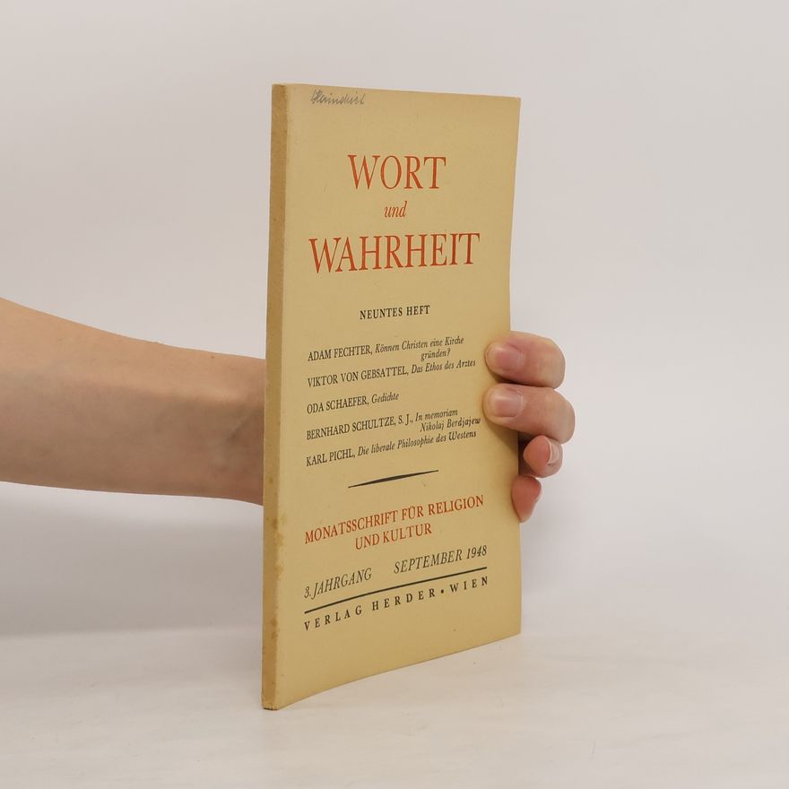 Kolektiv autorů Wort und Wahrheit 9/1948