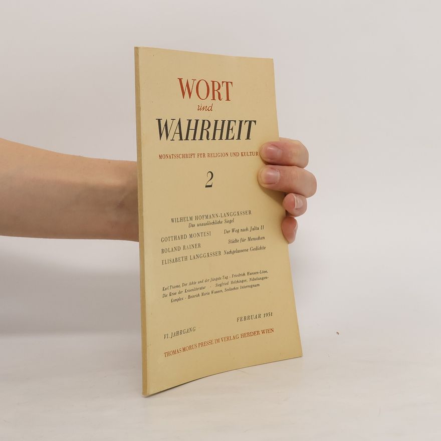 Kolektiv autorů Wort und Wahrheit 2