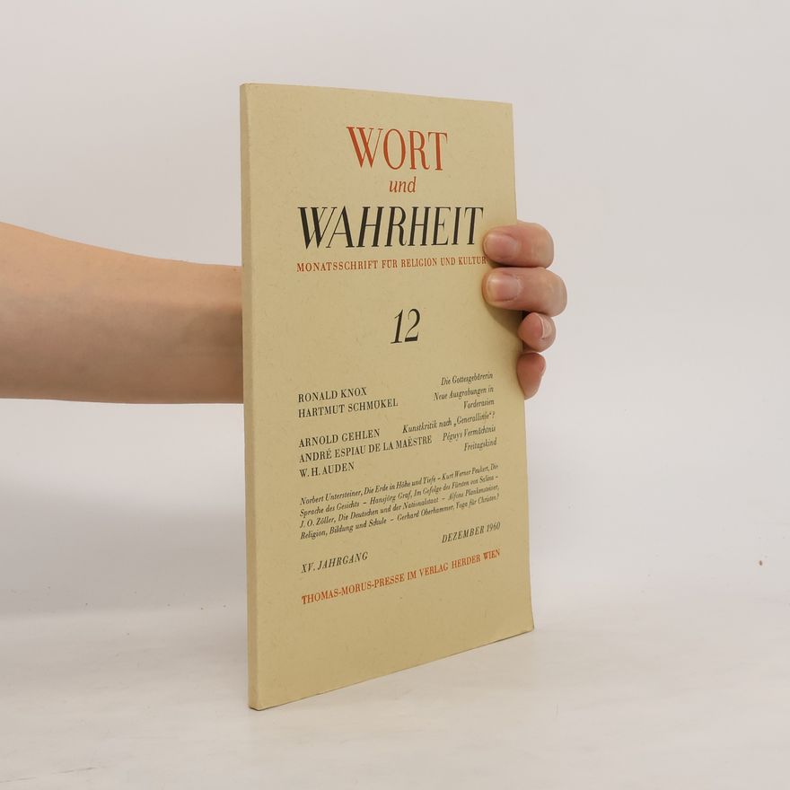 Autorenkollektiv Wort und Wahrheit 12/1960