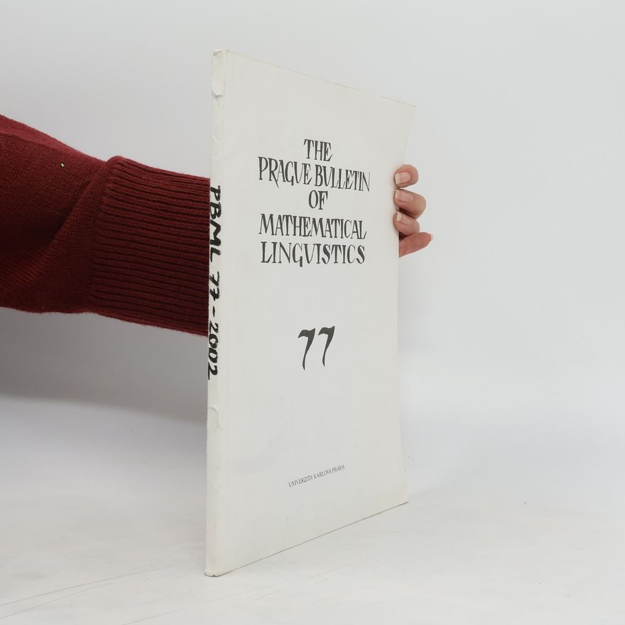 Autorenkollektiv The Prague Bulletin of Mathematical Linguistics