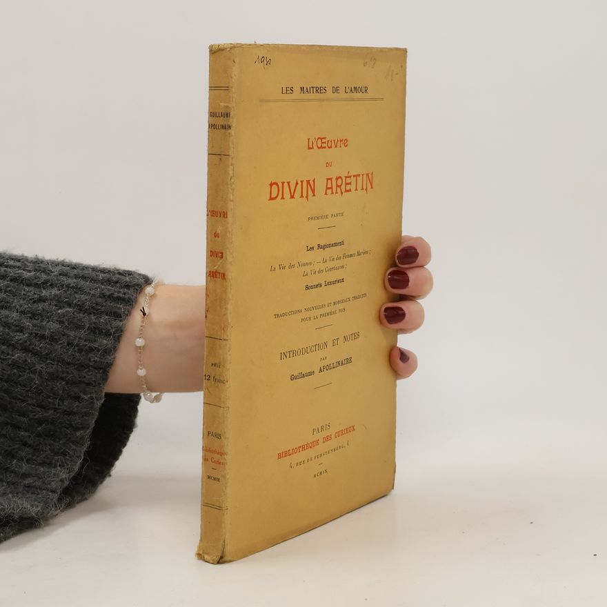 Divin Arétin L'oeuvre du Divin Arétin