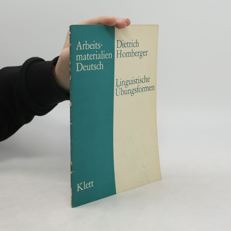 Dietrich Homberger Linguistische Übungsformen