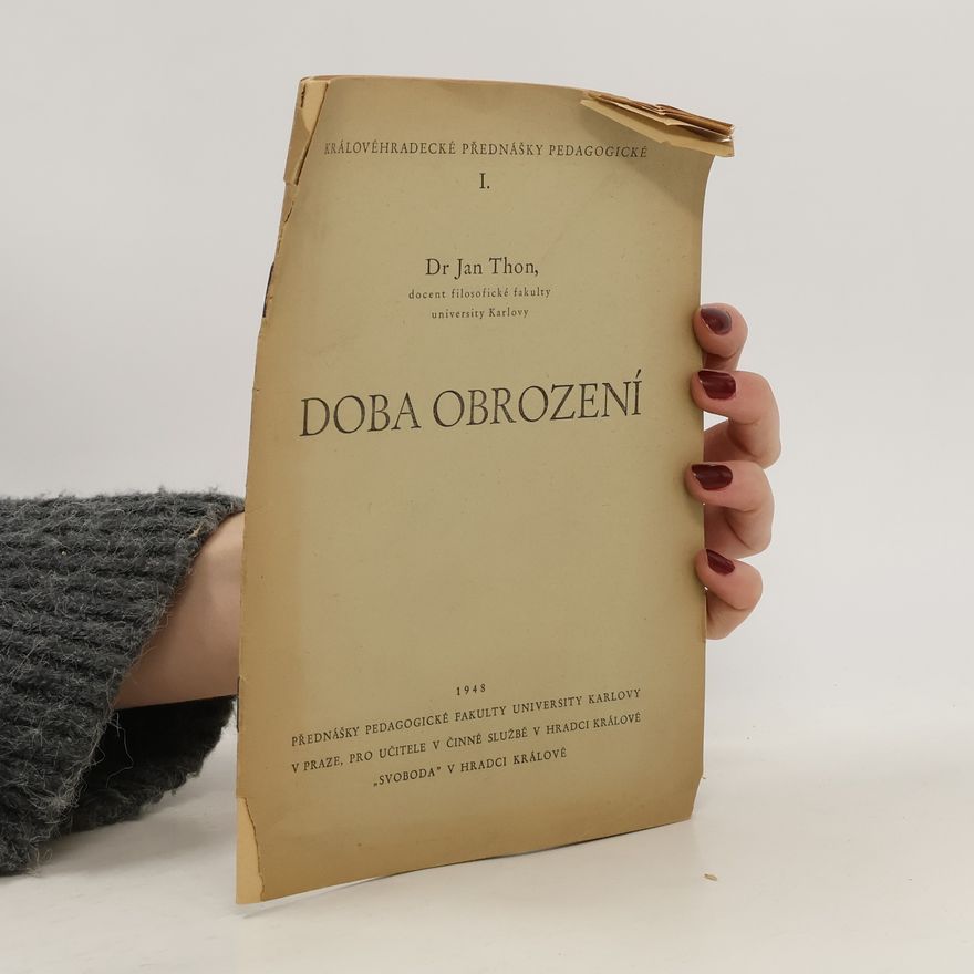 Jan Thon Doba obrození