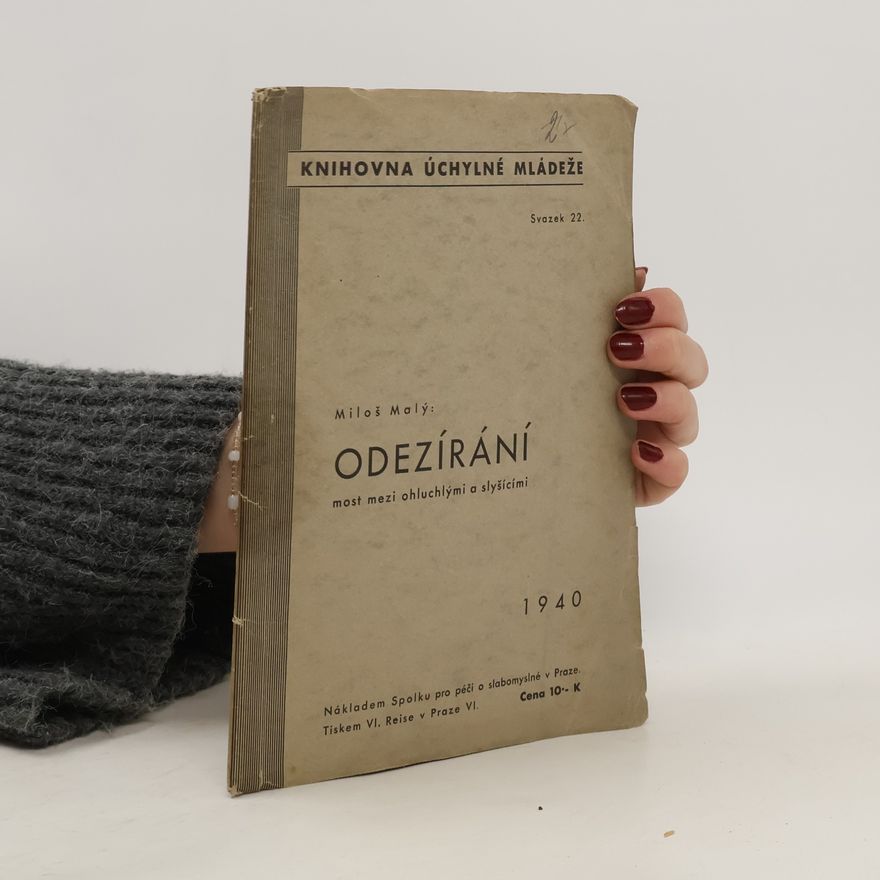 Miloš Malý Odezírání - most mezi ohluchlými a slyšícími