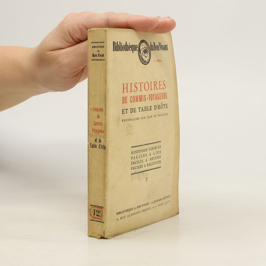 Jean de Beauvais Histoires de Commis-Voyageurs et de Table d'Hôte