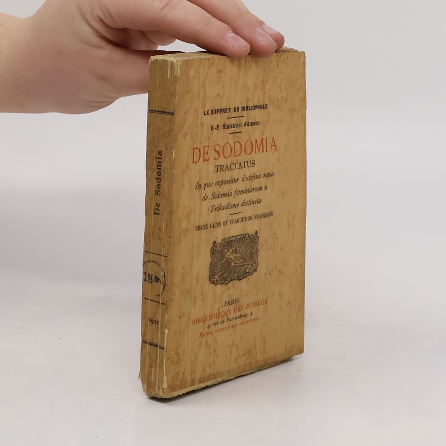 Sinistrari d´Ameno De Sodomia Tractatus