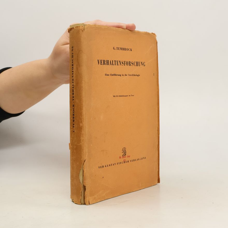 G. Tembrock Verhaltensforschung