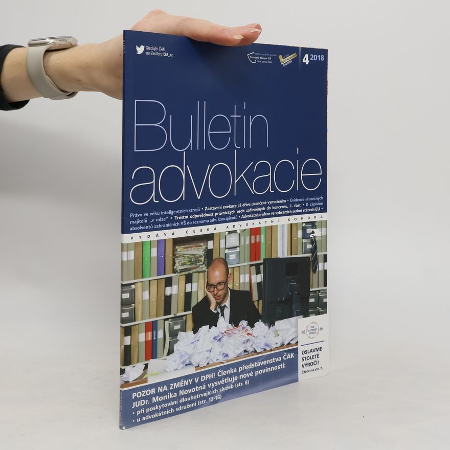 Kolektiv autorů Bulletin advokacie 4/2018