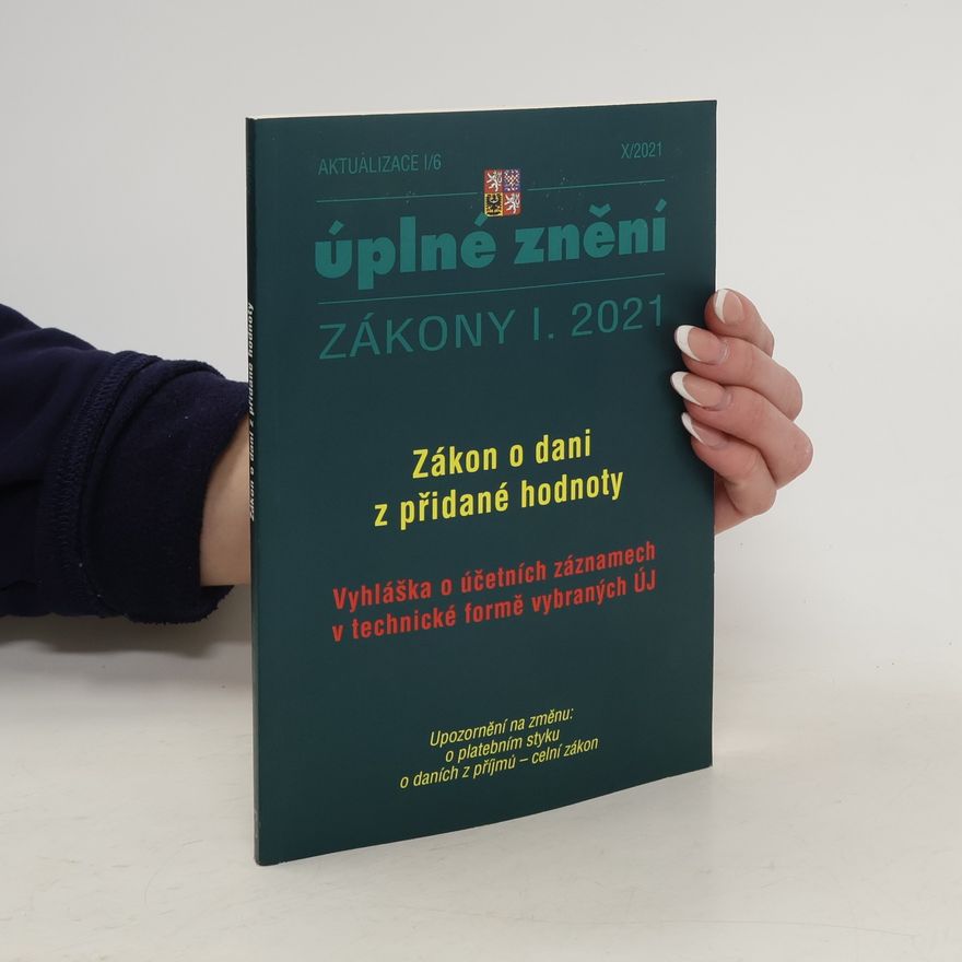 Kolektiv autorů Zákony I. 2021: Zákon o dani z přidané hodnoty