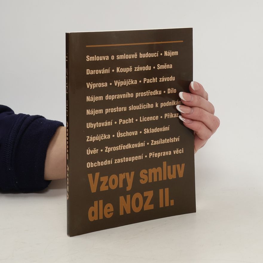 František Klimeš Vzory smluv dle NOZ II.