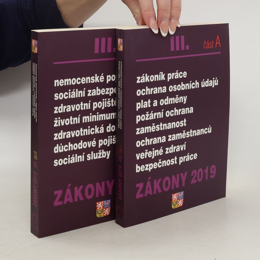 Kolektiv autorů Zákony 2019 III.: část A + část B