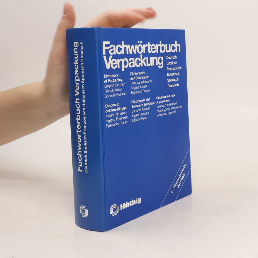 Johannes P. A. Hoffmann Fachwörterbuch Verpackung
