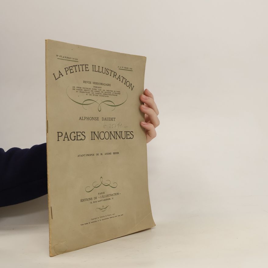 Alphonse Daudet Pages inconnues