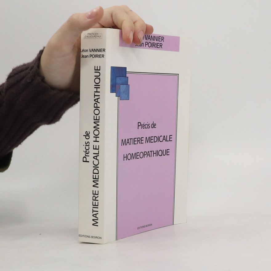 Jean-Paul Poirier Précis de matière médicale homéopathique