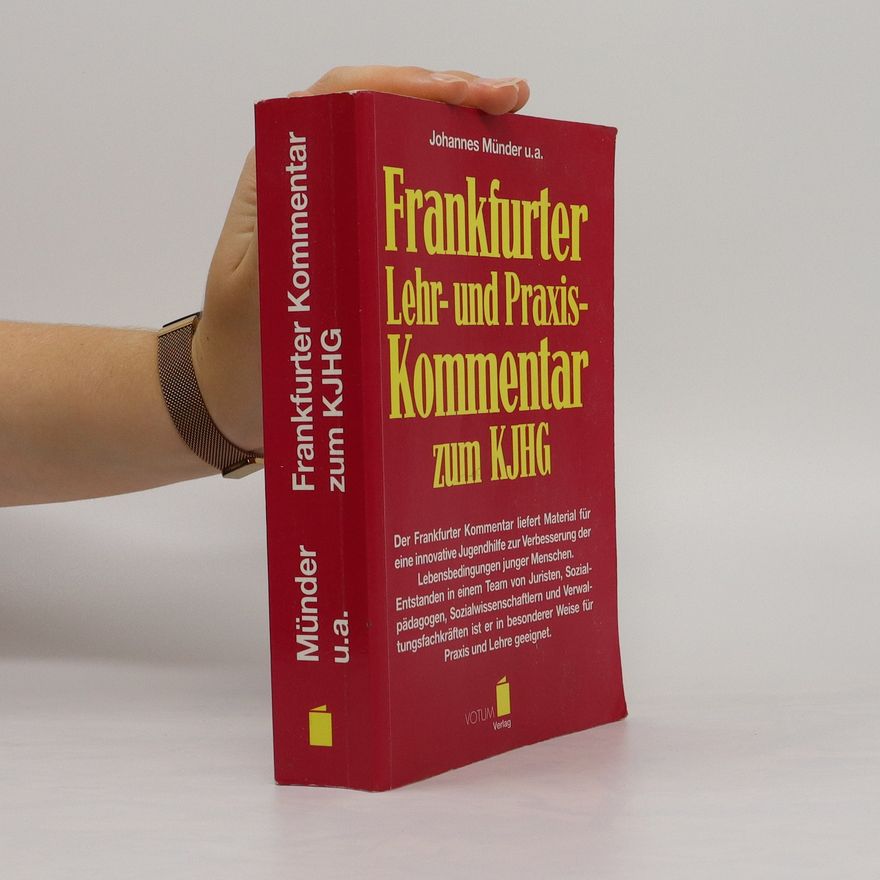Johannes Münder Frankfurter Lehr- und Praxiskommentar zum Kinder- und Jugendhilfegesetz