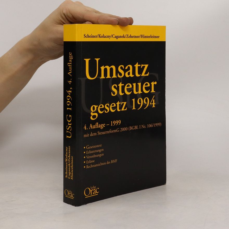 Michael Scheiner Umsatzsteuergesetz 1994
