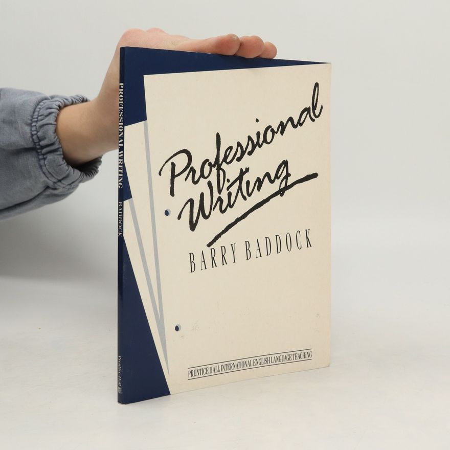 Barry Baddock Professional Writing