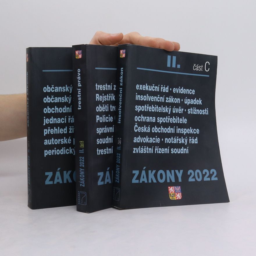 Kolektiv autorů Zákony 2022 II. část A, B, C