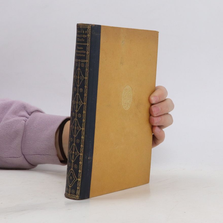 Johann Wolfgang von Goethe Goethe Sämtliche Werke 15