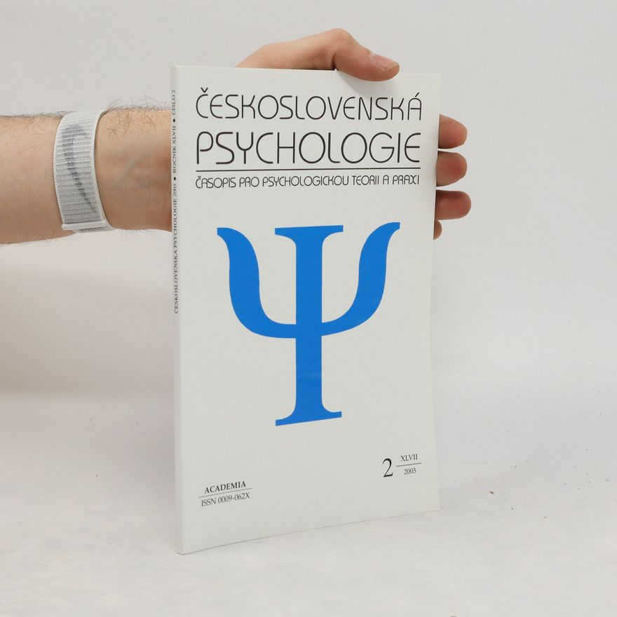 Various authors Československá psychologie 2/2003