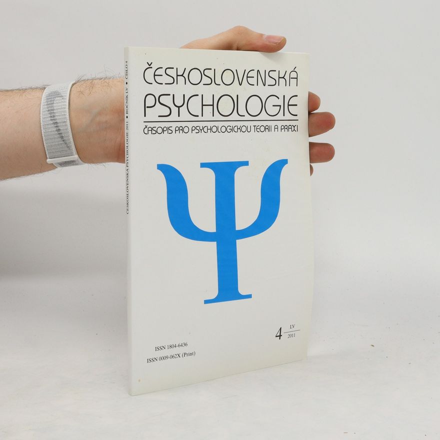 Various authors Československá psychologie 4/2011