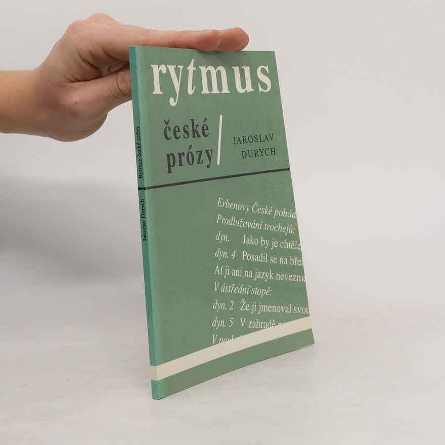 Jaroslav Durych Rytmus české prózy