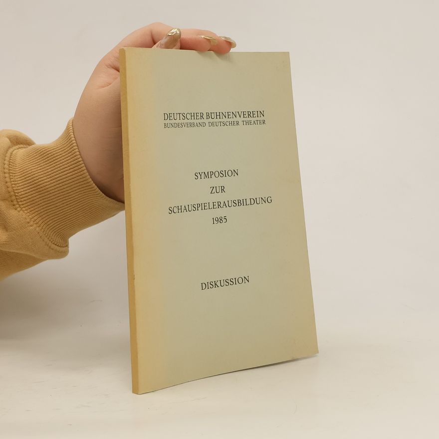 AA.VV. Symposion zur schauspielerausbildung 1985