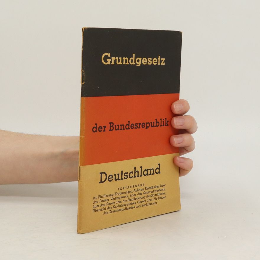 Various authors Grundgesetz des Bundesrepublik Deutschland