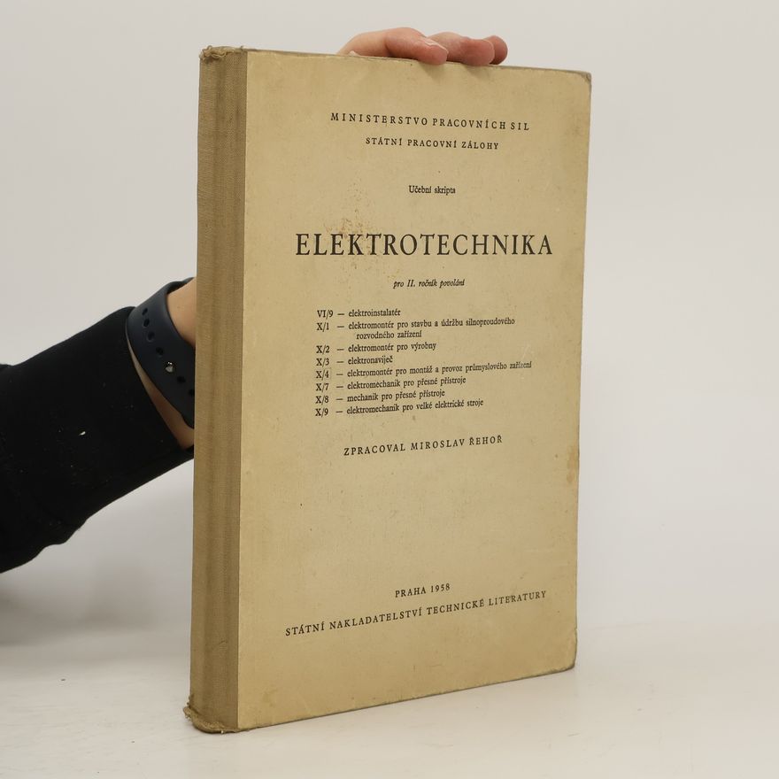 Miroslav Řehoř Elektrotechnika pro II. ročník povolání