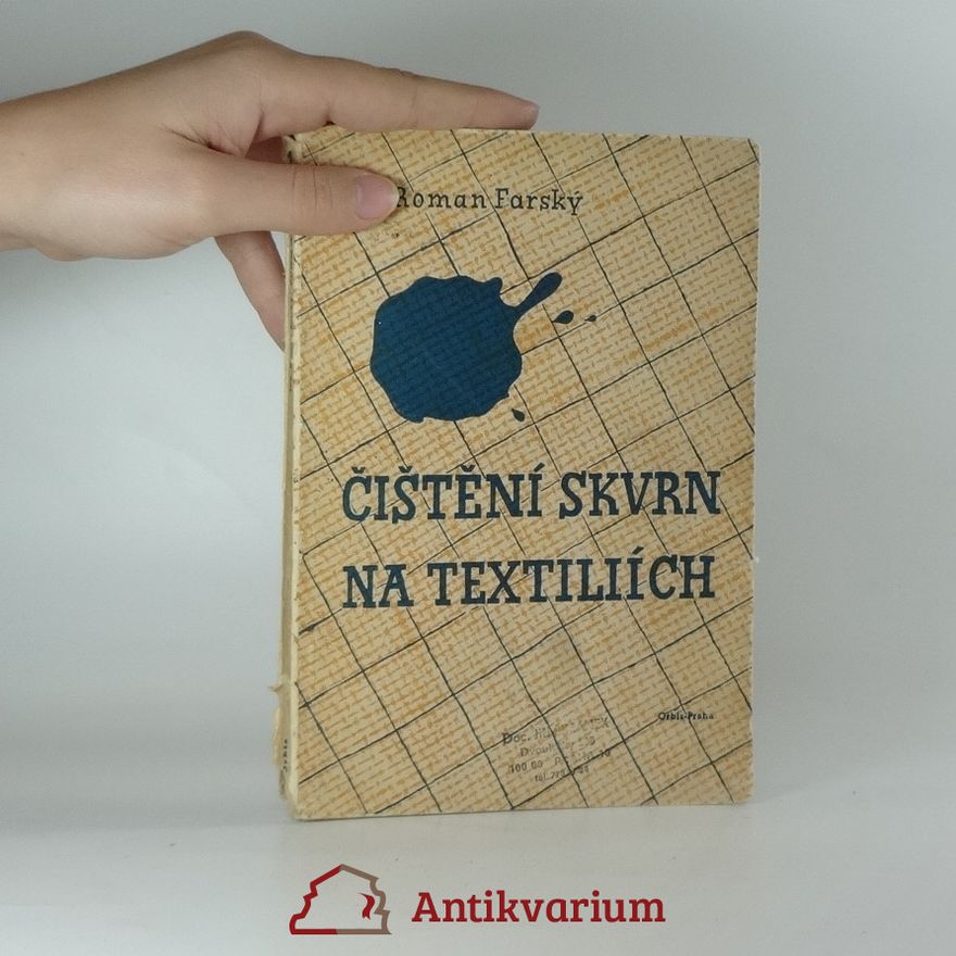 Roman Farský Čištění skvrn na textiliích