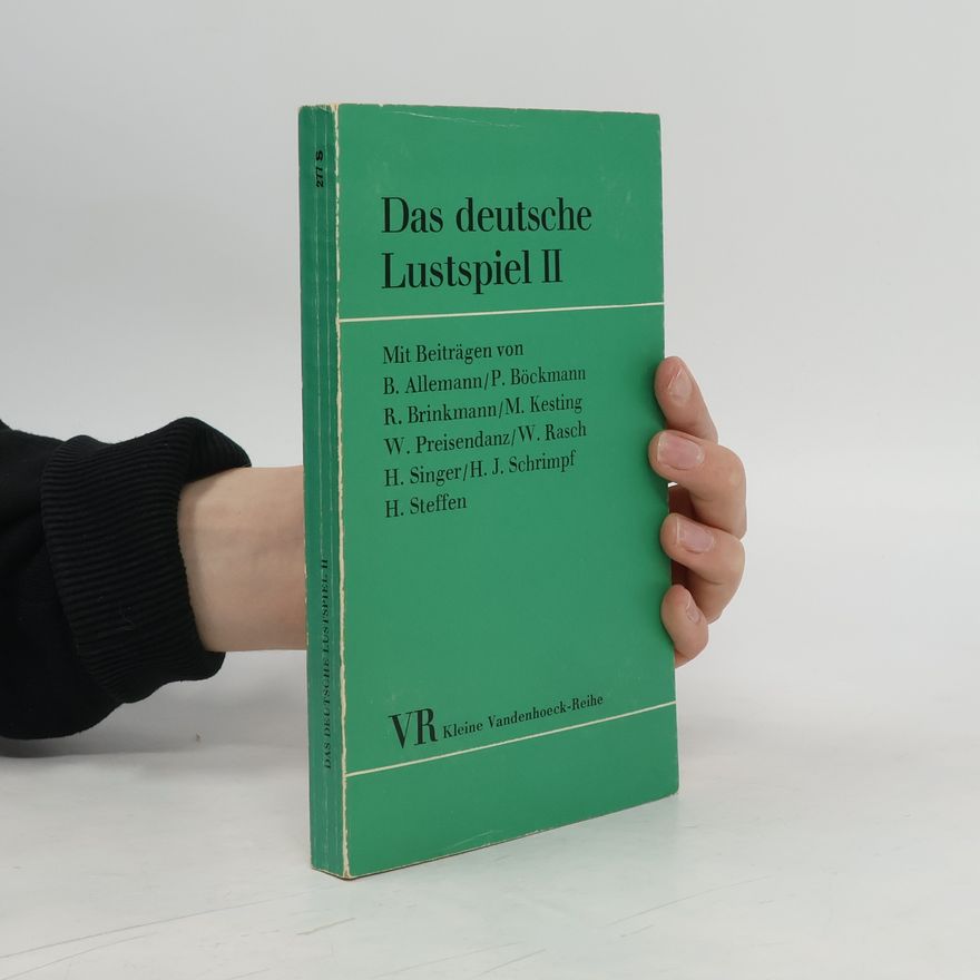 Various authors Das deutsche Lustspiel II