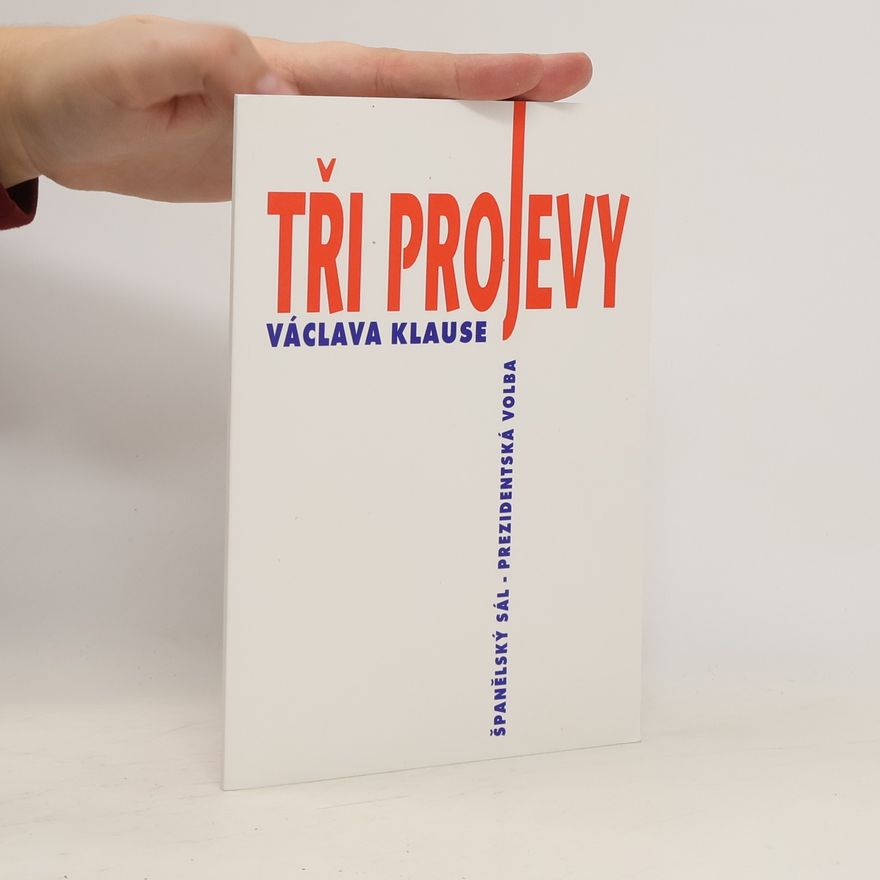 Václav Klaus Tři projevy Václava Klause. Španělský sál - prezidentská volba