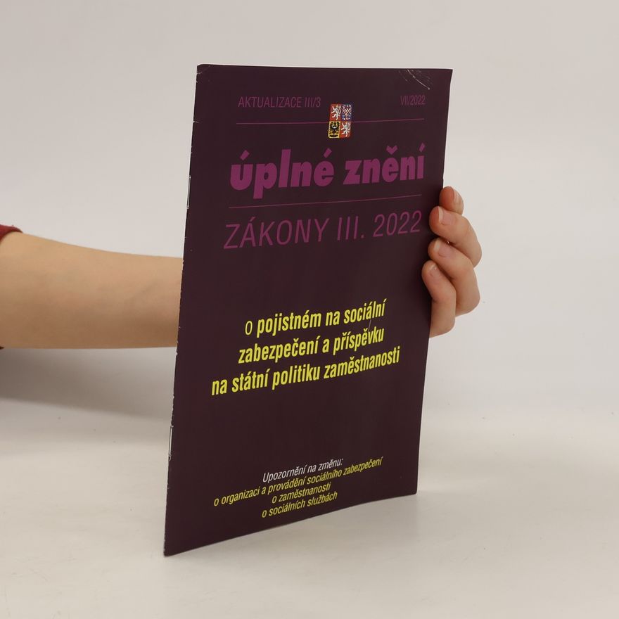 Kolektiv autorů Zákony III. 2022