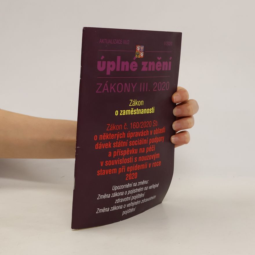 Kolektiv autorů Úplné znění. Zákony III. 2020