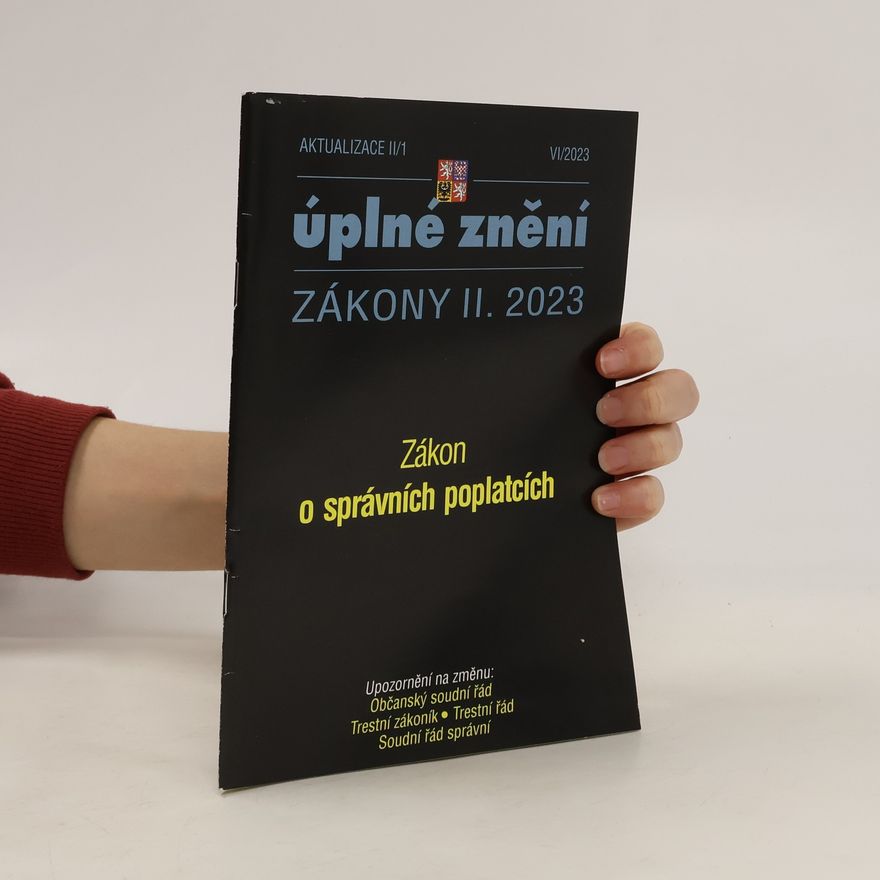 Kolektiv autorů Zákony II. 2023