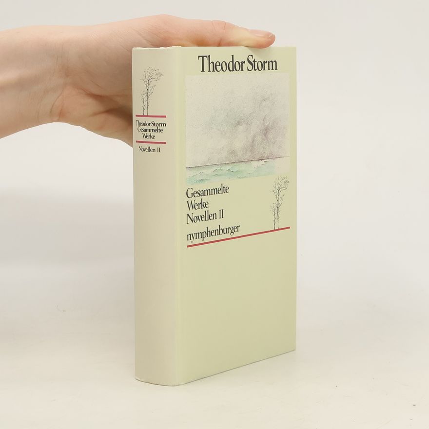 Hans Theodor Woldsen Storm Gesammelte Werke Novellen II