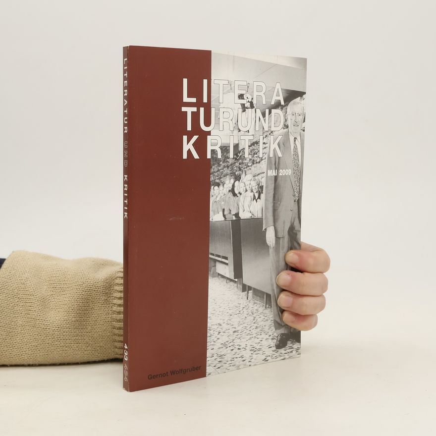 Karl-Markus Gauß Literatur und Kritik. Mai 2009