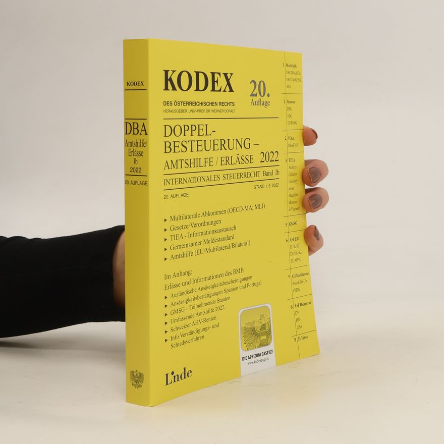 Kolektiv autorů Doppelbesteuerungsabkommen lb 2022