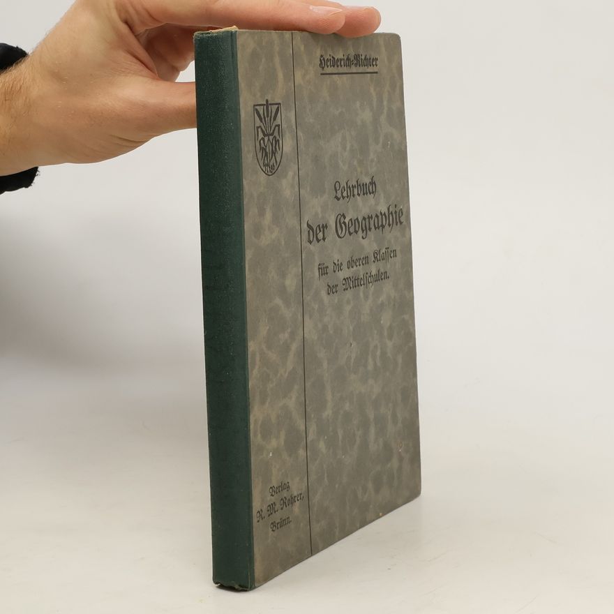 Franz Heiderich Lehrbuch der Geographie