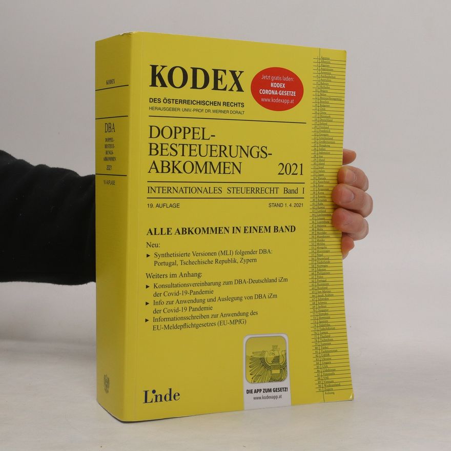Kolektív autorov Doppelbesteuerungsabkommen 2021. Kodex des österreichischen Rechts. Band 1