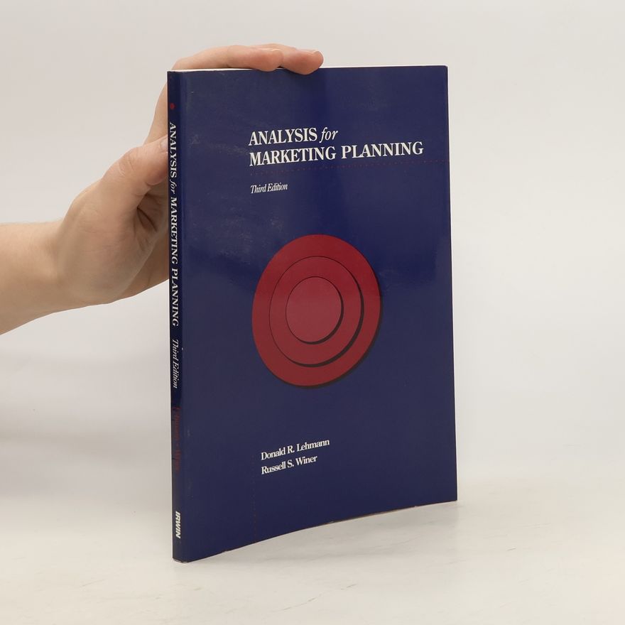 Russell S. Winer Analysis for marketing planning