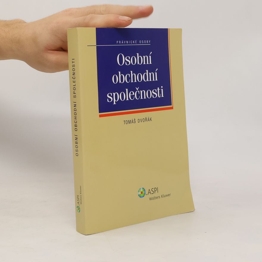 Tomáš Dvořák Osobní obchodní společnosti