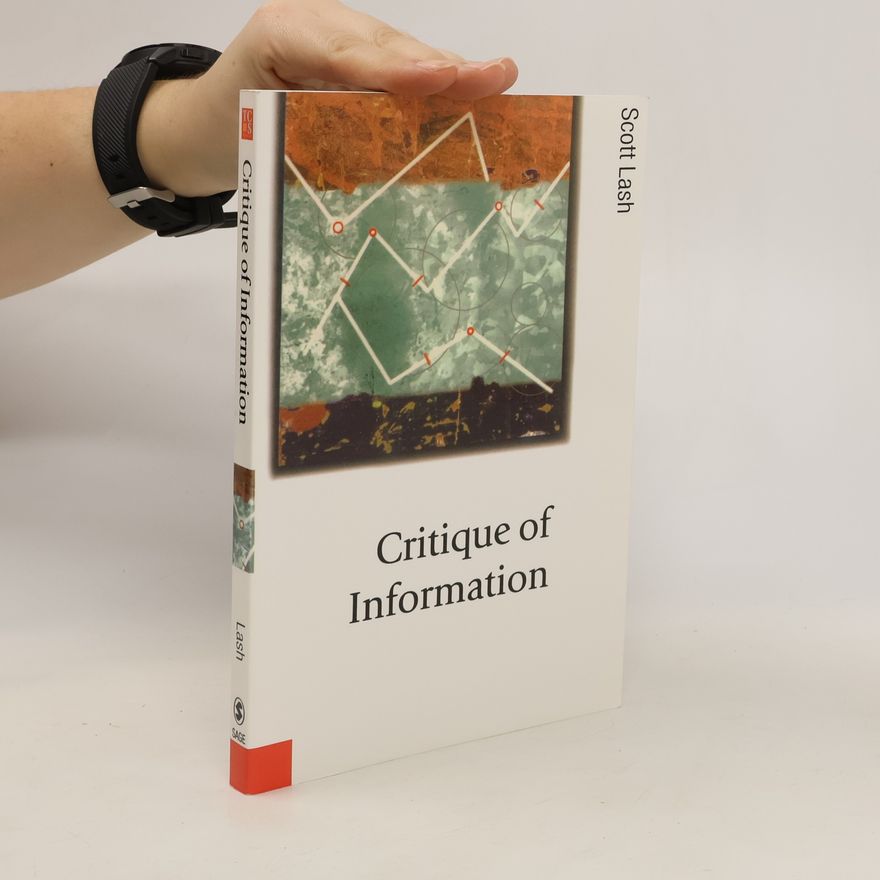 Scott Lash Critique of Information