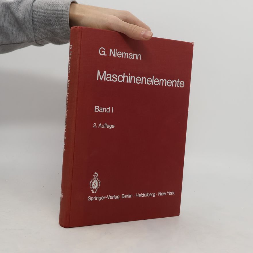 G. Niemann Maschinenelemente 1