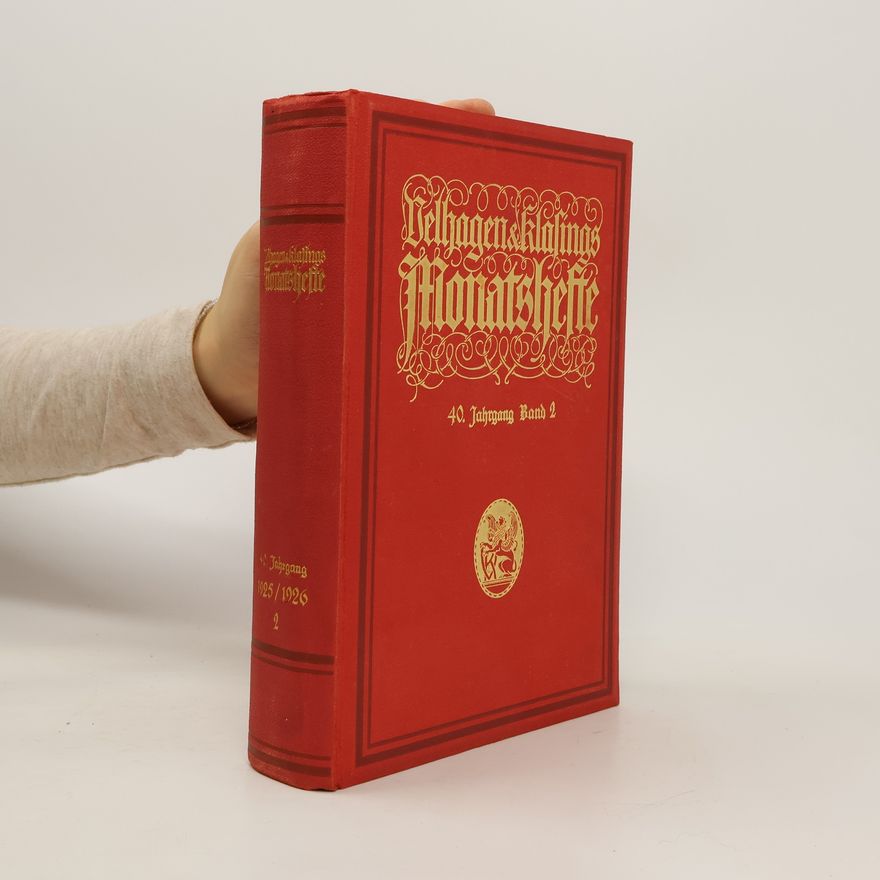 Autorenkollektiv Velhagen & Klasings Monatshefte 40. Jahrgang 1925/1926. Band 2