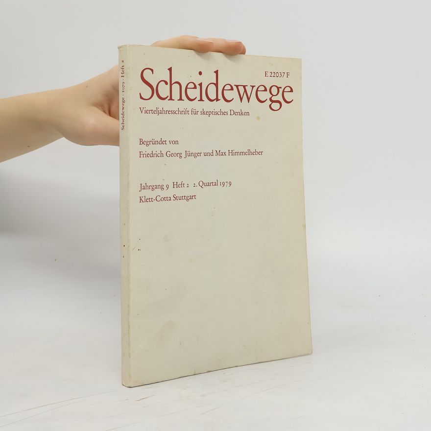 Kolektiv autorů Scheidewege. Vierteljahresschrift für skeptisches Denken. Heft 2